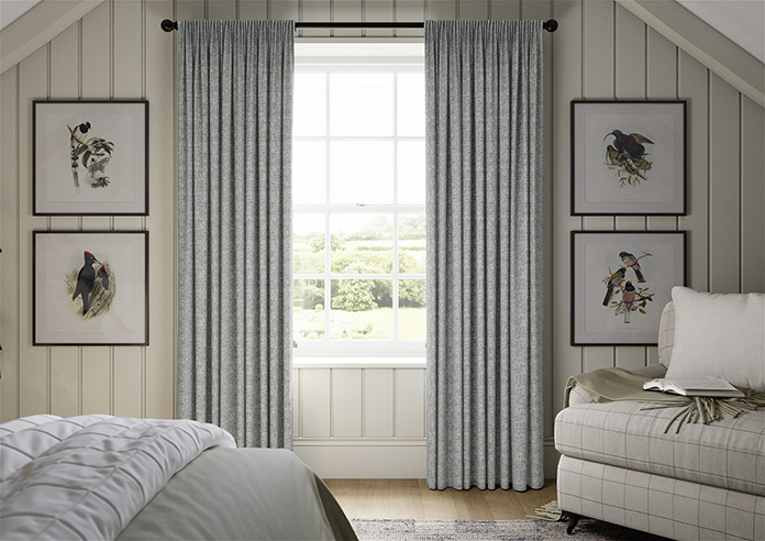 Atina (Blackout), Mottled Black - Made to Measure Curtains - Image 3